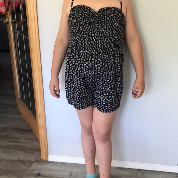 Ardene jumpsuit, shorts, black and white - Picture 4 of 7